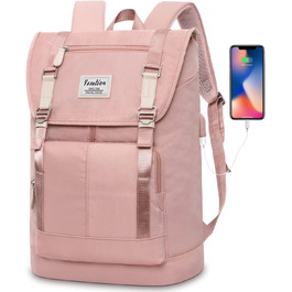 Шкільний рюкзак YAMTION для дівчаток-підлітків, рюкзак для жінок та дам, для ноутбука 17 дюймів, стильний міський рюкзак з антикрадіжною кишенею