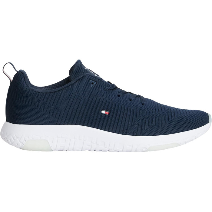 Кросівки Tommy Hilfiger Runner Corporate Knit Rib для чоловіків (43 EU, блакитний Desert Sky)