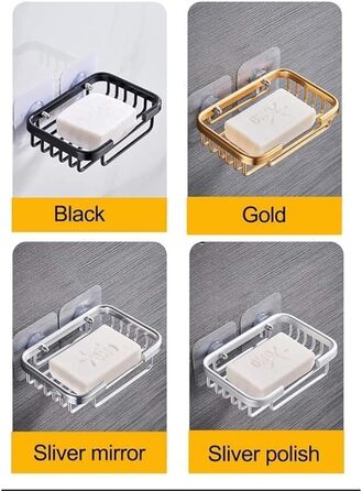 Стильна мильниця для душу з підсвічуванням, самоклеюча, без свердління, для ванної кімнати