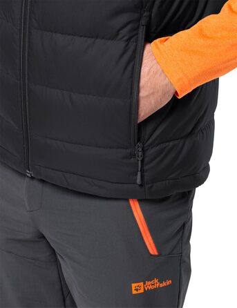 Жилет чоловічий Jack Wolfskin Ather Down M Rds, чорний, XL