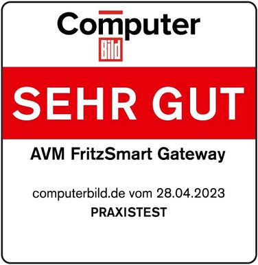 FRITZ!Smart Gateway: Роутер для підключення Zigbee, DECT-ULE та Matter Smart Home пристроїв, стабільне Wi-Fi/LAN з'єднання