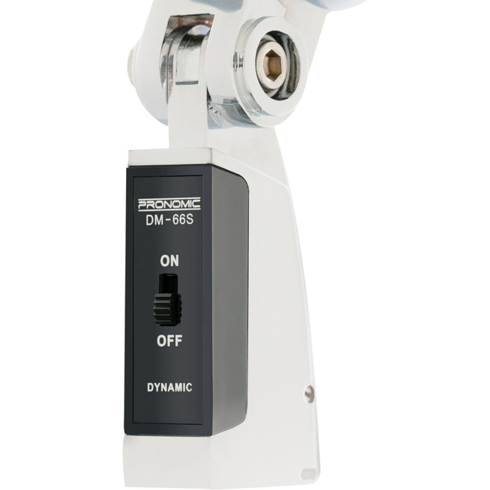 Pronomic DM-66R: Мікрофонний комплект для вокалу та запису - Вінтажний дизайн, XLR, зі штативом та кабелем