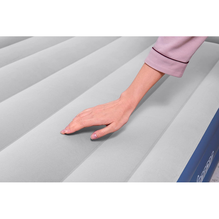 Надувний матрац Bestway TriTech Vento XL з електронасосом 191x97x46 см, синій