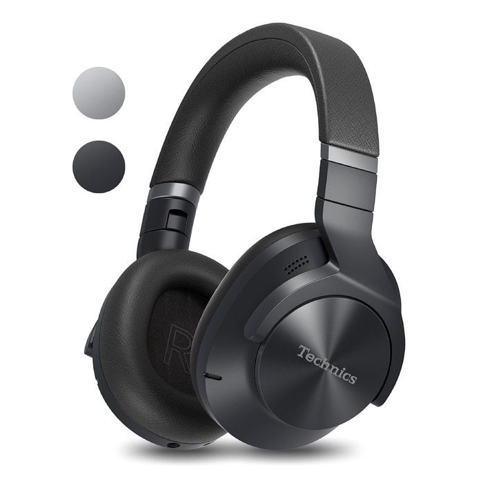 Навушники Bluetooth Technics EAH-A800E-S сріблясті з шумозаглушенням та мікрофоном, складані, бездротові