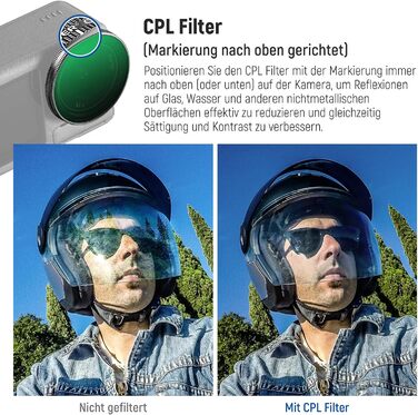 Набір фільтрів NEEWER ND для DJI Osmo Action 3/4/5 Pro (6 шт.) - ND8, ND16, ND32, ND64, ND1000, CPL