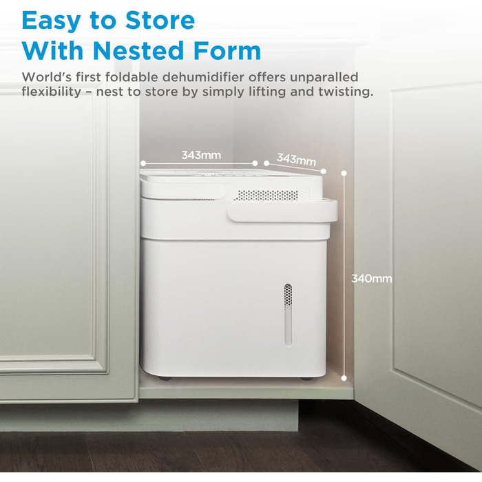 Зволожувач повітря Midea DF-20DEN7-WF, 20л/24г, для приміщень до 100 м³ (40 м²), з Wi-Fi, таймером, білий