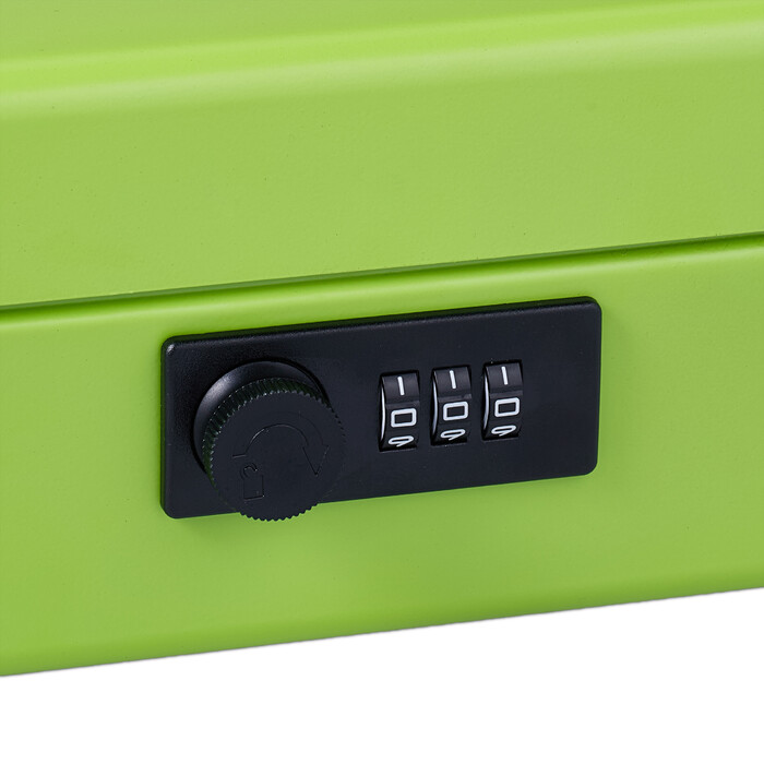 Relaxdays Cash Box Комбінація номерів Євро