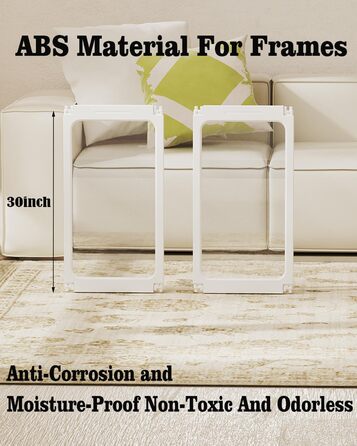 Льотний загін для цуценят у приміщенні: стабільний прозорий акрил, 10 панелей, 76,2 см, легка збірка, універсальний для собак, котів, кроликів