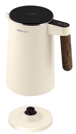 Електричний чайник Concept RK3304, 2200 Вт, 1,5 л, бежевий