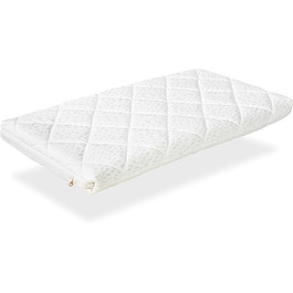 Дитячий матрац DORMISSIMO Baby Star 80x40 см, висота 7 см, з вологостійким покриттям та повітряними каналами, для приставного ліжка і колиски