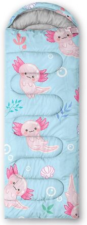 Спальні мішки QOOMO для кемпінгу, 3 сезони, для дорослих та дітей, легкі, водонепроникні, для подорожей та відпочинку на природі