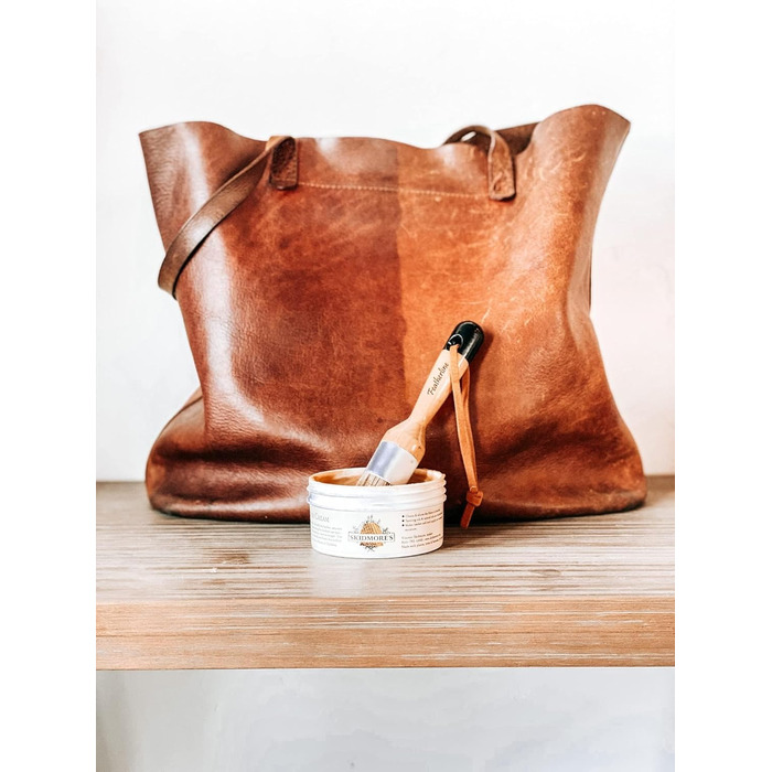 Skidmore's Restorative Cream | True restorative, softening, and nourishing balm for leather and wood | 100% natural, non-toxic formula