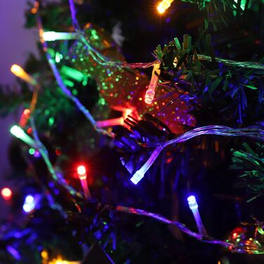 Світлодіодна гірлянда YOSION на батарейках, 100 LED, різнокольорова, для ялинки, саду, вечірки, декор для дому та вулиці