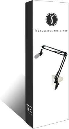 Підставка для мікрофона TIE Studio з кріпленням на стіл - чорна (19-90007)