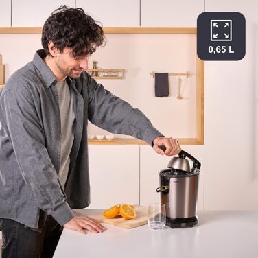 Електрична соковитискачка для цитрусових BLACK+DECKER BXCJ350E | 350W, нержавіюча сталь