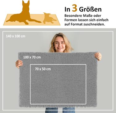 Медична ковдра для собак Medbed Premium: нековзна, швидковисихаюча, дихаюча та пральна (70 x 100 см, 100x140 см, колір оливковий)