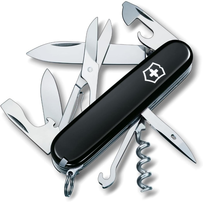 Мультитул Victorinox Climber, Швейцарський ніж, 14 функцій, чорний
