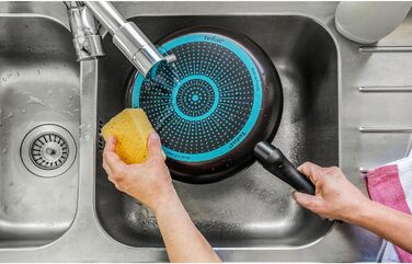 Сковорода Tefal Easy Cook & Clean 28 см з антипригарним покриттям, індикатор нагріву Thermo-Signal, виготовлено у Франції