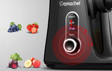 Горизонтальна шнекова соковижималка Amzchef GM3001-BK 150 Вт