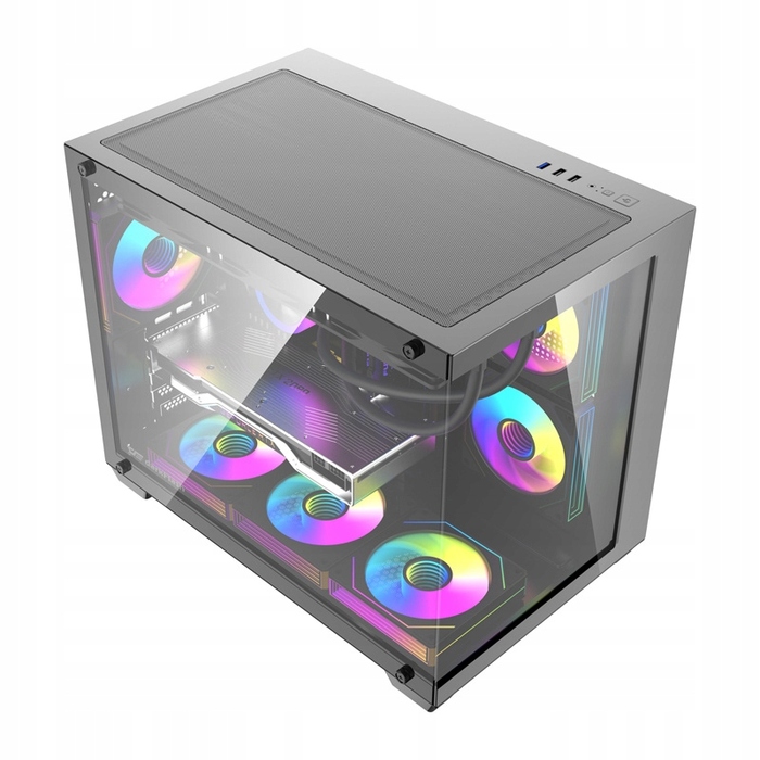 Корпус DarkFlash B275 PRO Mini Tower, чорний
