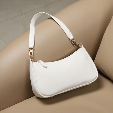 Сумка жіноча WantGor Clutch Tote біла: кросбоді, міні хобо, екошкіра, ретро стиль