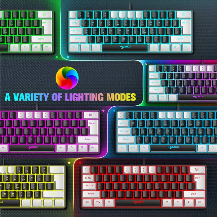 Ігрова комбінація клавіатури та миші XINMENG з RGB-підсвічуванням, миспад, 3600 DPI, серія Panda, для PS4/Windows/PC/Mac/Laptop, чорний