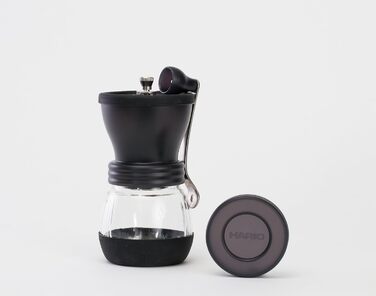 Кавомолка Hario Skerton Plus MMCS-2B, скляна, чорна