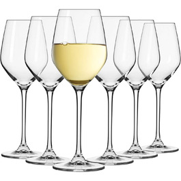 Набір келихів для шампанського Krosno Champagnergläser Set – 6 штук | 210 мл | Колекція Splendour | Кристалічне скло, без свинцю | Елегантний дизайн з високим ніжкою | Для шампанського, просекко та святкових заходів