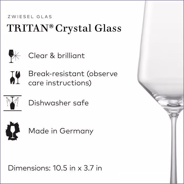 Schott Zwiesel 141102 Pure Bordeaux Goblet, 0.68 L, Set of 6