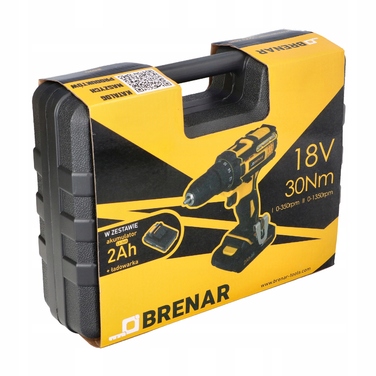 Акумуляторний шуруповерт Brenar 18V 8890