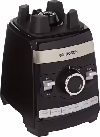 Блендер стаціонарний Bosch VitaBoost MMBH6P6B, 1600 Вт, 2,5 л Tritan, 6 лез з нержавіючої сталі, 6 автоматичних програм, BPA-free, чорний, для смузі та супів