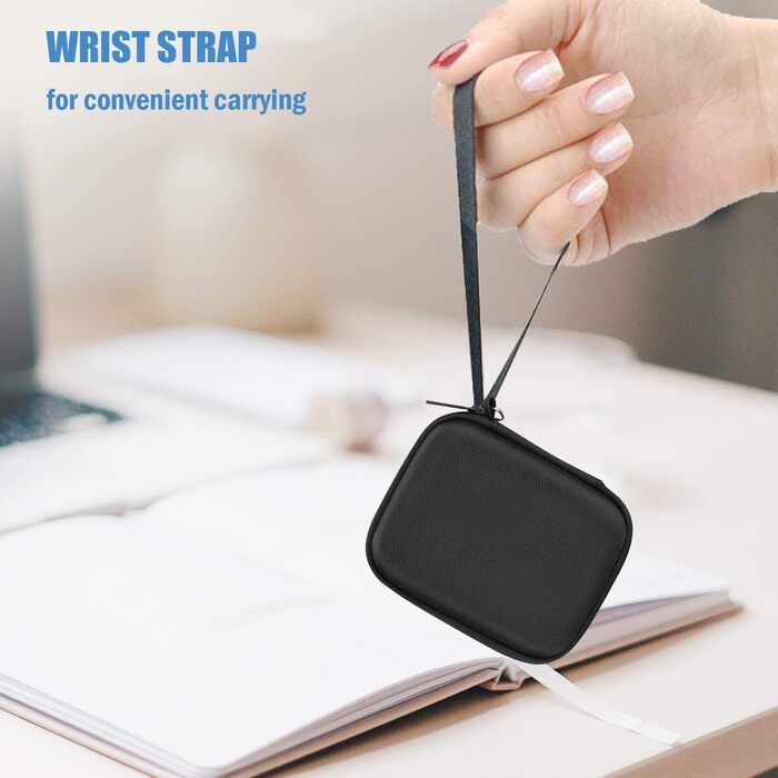 Чохол ProCase для SSD Samsung T7/T7 Touch (500GB/1TB/2TB) - Чорний, Водонепроникний, Жорсткий, Органайзер