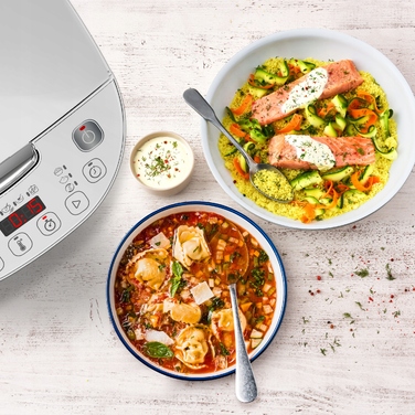 Мультиварка Tefal SimplyCook Plus RK6221E1, 12-в-1, 4 л, з кошиком