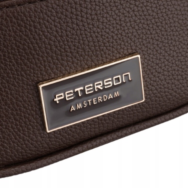 Сумка-бананка Peterson PTN JK6-01-6512-BROW, коричнева