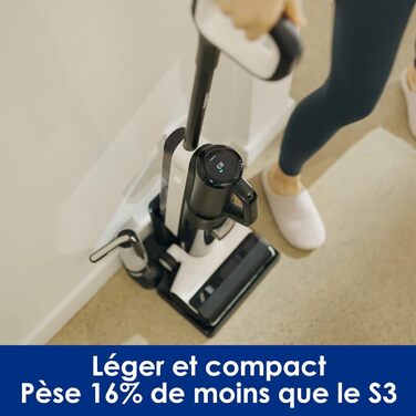 Тінеко Floor One S5 Combo: бездротовий пилосос для вологого та сухого прибирання, з інтелектом, для видалення бруду та шерсті тварин, легкий, тихий, з дисплеєм