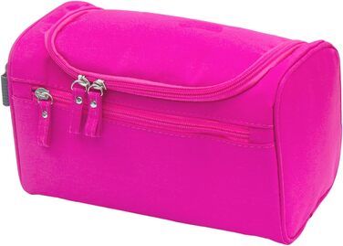 Сумка для туалетних аксесуарів у подорожі для чоловіків та жінок. Сумка-органайзер для косметики з можливістю підвішування (Рожева)