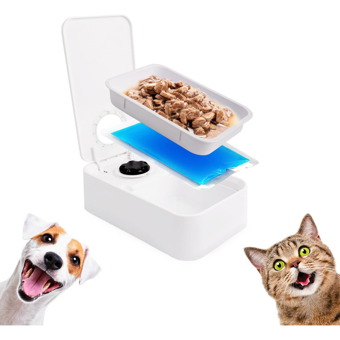 Автоматичний диспенсер для котячого та собачого корму ALL FOR PAWS: таймер, миється, для сухого та вологого корму