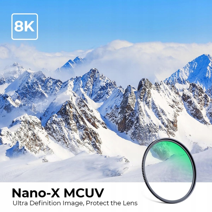 УФ-фільтр K&F Concept UV 8k MRC Nano X Slim 95мм