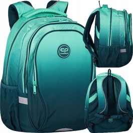 Багатовідсінковий шкільний рюкзак CoolPack, синій, багатоколірний, 29 л