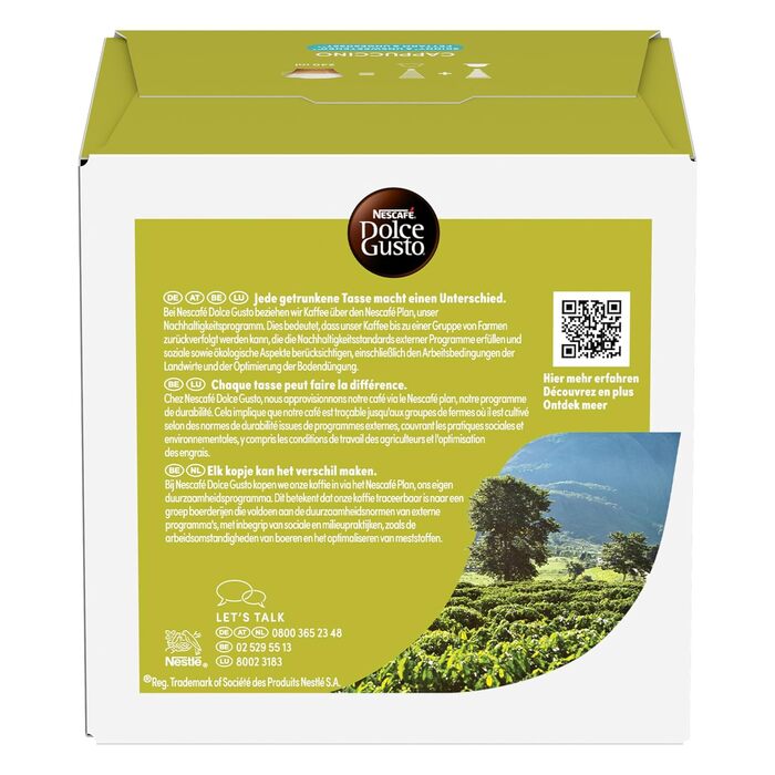 Кавові капсули NESCAFÉ Dolce Gusto Cappuccino, набір 3х16 шт (48 капсул)