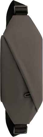 Поясна сумка через плече для чоловіків та жінок, велика, з PU шкіри, водонепроникна, для спорту, подорожей, бігу, піших прогулянок, захист від крадіжки, стильна, темно-зелена (золотий, коричневий)