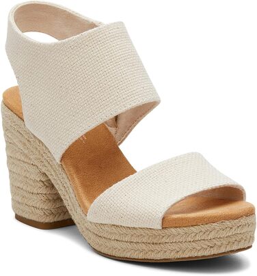 Босоніжки TOMS Majorca на платформі, натуральна шкіра, 42.5 EU