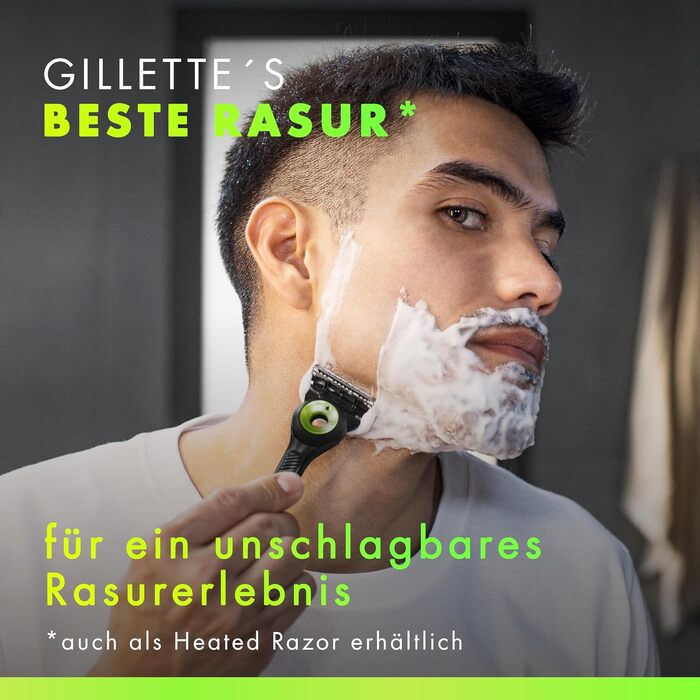 Бритва Gillette Labs для чоловіків, металевий станок для вологого гоління, чорний (1 бритва + 8 змінних касет)