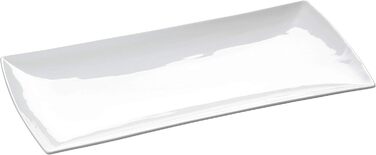 Maxwell & Williams JX250037 Platte, rectangular, 40 x 20 cm – White Porcelain – East meets West Collection – in Gift Box