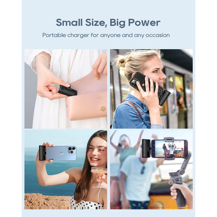 Портативний зарядний Power Bank на 4500mAh з PD для iPhone (Graphitschwarz)