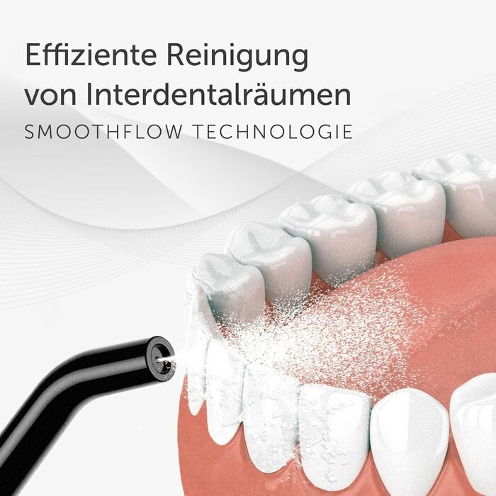 Munddusche Wondersmile PRO - Тест-переможець 2024 року, TÜV-сертифікована - 100 днів без ризику - технологія SmoothFlow для оптимального догляду за зубами та яснами - 5 режимів - акумулятор PowerAkku з тривалістю роботи 30 днів - Ultimate Black