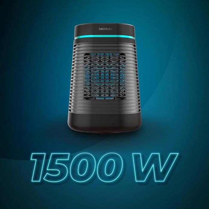 Обігрівач Cecotec ReadyWarm 1550 Max Ceramic Rotate - керамічний, 1500 Вт, регульований термостат, 3 режими, білий