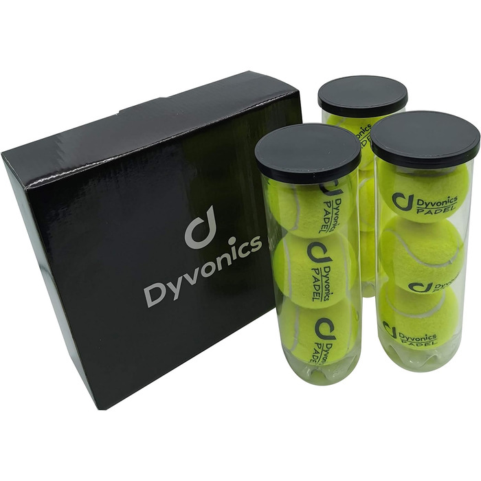 М'ячі для падел-тенісу Dyvonics (3 шт., жовті)