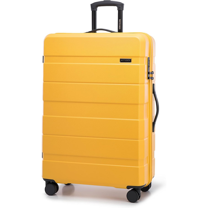 Набір валіз WITTCHEN COMODO Line: 4 шт. з ABS, телескопічний ручка, TSA-замок, 4 колеса, жовтий