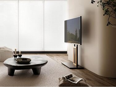 Підставка для телевізора FITUEYES Zen Series Black - дерев'яна, поворотна, регульована по висоті (32-65 дюймів)